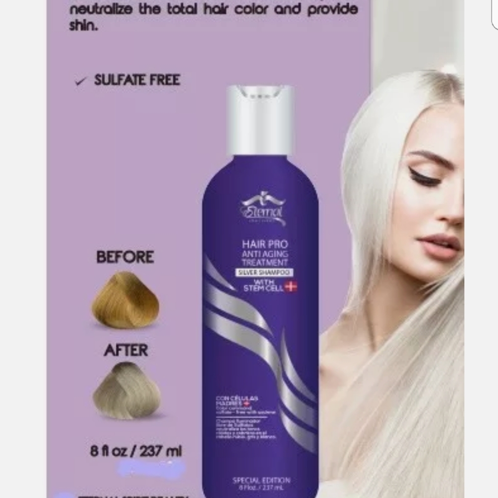Silver Shampoo With Stem Cel - Picture 7 of 14